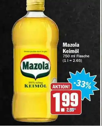 Hit Mazola Keimöl Angebot