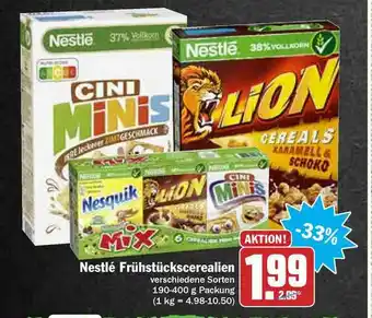 Hit Nestlé Frühstückcerealien Angebot