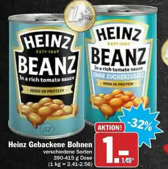 Hit Heinz Gebackene Bohnen Angebot