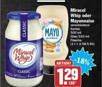 Hit Miracel Whip Oder Mayonnaise Angebot