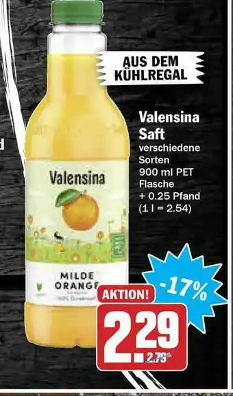 Hit Valensina Saft Angebot