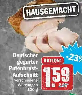 Hit Gegarter Putenbrust Aufschnitt Angebot