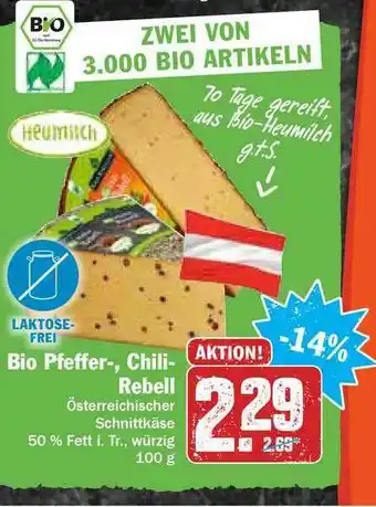 Hit Bio Pfeffer-, Chili- Rebell Angebot