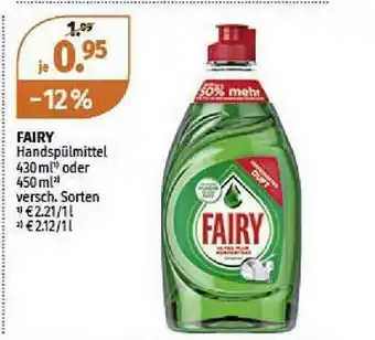 Müller Fairy Handspülmittel Angebot