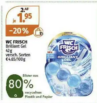 Müller Wc Frisch Brilliant Gel Angebot