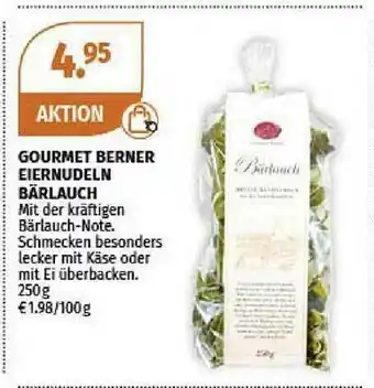 Müller Gourmet Berner Eiernudeln Bärlauch Angebot