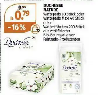 Müller Duchesse Nature Angebot