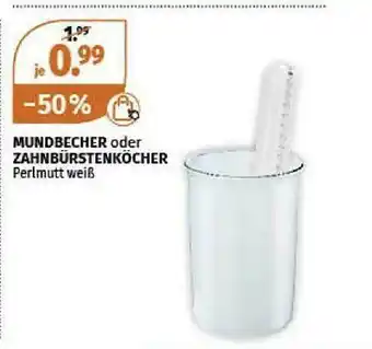 Müller Mundbecher Oder Zahnbürstenkocher Angebot