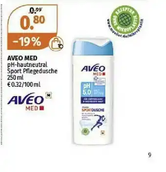 Müller Aveo Med Ph-hautneutral Sport Pflegedusche Angebot