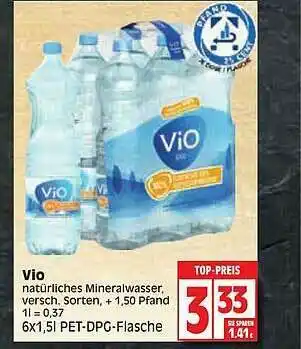 Edeka Vio Natüraliches Mineralwasser Angebot