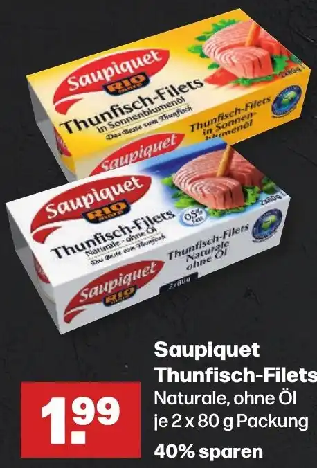 Handelshof Saupiquet Thunfisch-Filets 2x80 g Packung Angebot