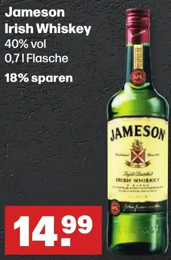 Handelshof Jameson Irish Whiskey 0,7 L Flasche Angebot