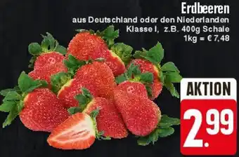 Edeka Erdbeeren 400 g Schale Angebot