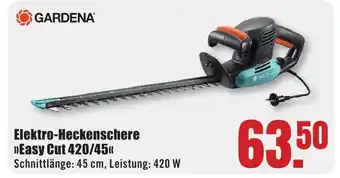 B1 Discount Baumarkt GARDENA Elektro-Heckenschere Easy Cut 420/45 Angebot