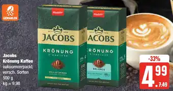 Edeka Jacobs Krönung Kaffee 500 g Angebot