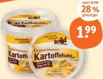 tegut Wild Original Schwäbischer Kartoffelsalat 500 g Becher Angebot