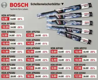 V Markt BOSCH Scheibenwischerblätter Angebot