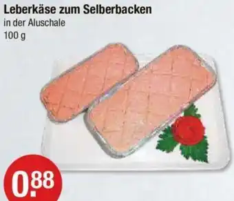 V Markt Leberkäse zum Selberbacken 100 g Angebot