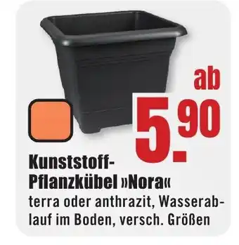 B1 Discount Baumarkt Kunststoff- Pflanzkübel >>Nora<< Angebot