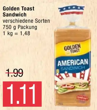 Marktkauf Golden Toast Sandwich 750g Angebot