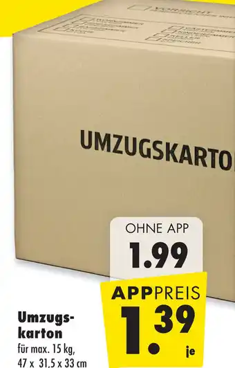 Mäc Geiz Umzugskarton Angebot