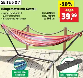 Thomas Philipps Hängematte mit Gestell Angebot