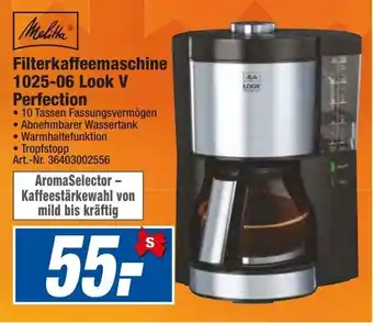 expert Techno Land Melitta Filterkaffeemaschine 1025-06 Look V Perfection Angebot