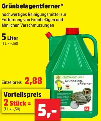 Thomas Philipps GRÜNER JAN Grünbelagentferner 5 Liter Angebot