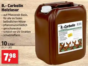 Thomas Philipps B. Carbolin Holzlasur 10 Liter Angebot