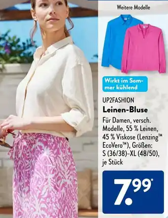 Aldi Süd UP2FASHION Leinen-Bluse Angebot