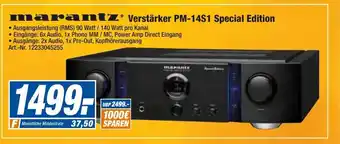 expert Techno Land Marantz Verstärker PM-14S1 Special Edition Angebot