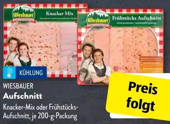 Aldi Süd WIESBAUER Aufschnitt 200 g Packung Angebot