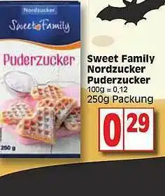 Edeka Sweet Family Nordzucker Puderzucker Angebot