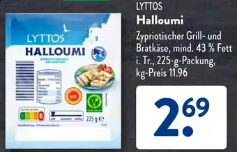 Aldi Süd LYTTOS Halloumi 225 g Packung Angebot