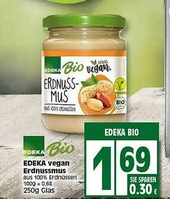 Elli Markt Edeka Bio Edeka Vegan Erdnussmus Angebot