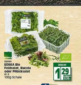 Elli Markt Italien Edeka Bio Feldsalat, Rucola Oder Pflücksalat Angebot