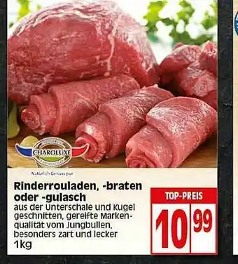 Elli Markt Rinderrouladen, Braten Oder Gulasch Angebot