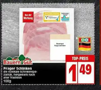 Elli Markt Bauern Gut Prager Schinken Angebot