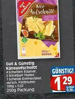 Elli Markt Gut & Günstig Käseaufschnitt Angebot