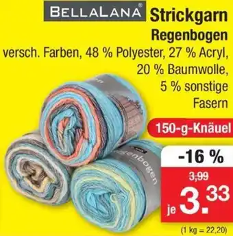 Zimmermann BELLALANA Strickgarn 150 g Knäuel Angebot