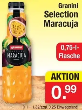 Zimmermann Granini Selection Maracuja 0,75 L Flasche Angebot