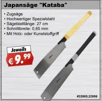 Stabilo Fachmarkt Japansäge Kataba Angebot