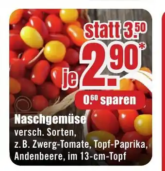 B1 Discount Baumarkt Naschgemüse Angebot