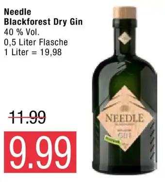 Marktkauf Needle Blackforest Dry Gin 0,5L Angebot