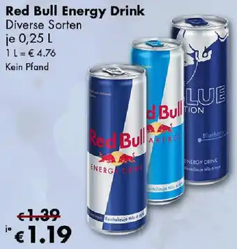 Travel Free Red Bull Energy Drink 0,25 L Angebot