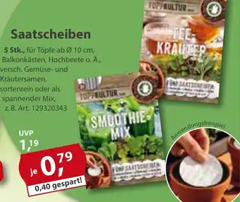 Sonderpreis Baumarkt Saatscheiben 5 Stk. Angebot