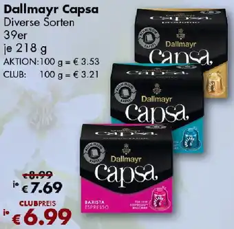 Travel Free Dallmayr Capsa 218 g Angebot