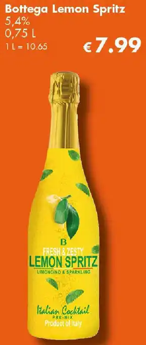 Travel Free Bottega Lemon Spritz 0,75 L Angebot