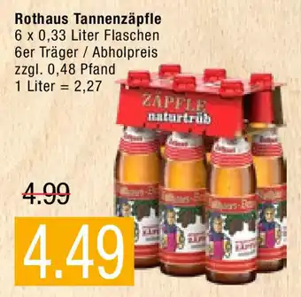 Marktkauf Rothaus Tannenzäpfle 6x0,33L Angebot