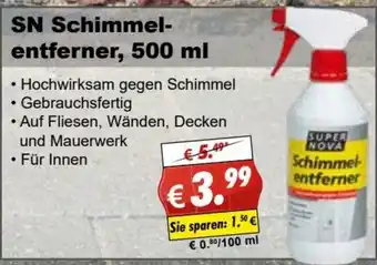 Stabilo Fachmarkt SN Schimmelentferner 500ml Angebot